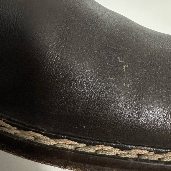 John Varvatos Leather Slip On Loafers Brown main image 10